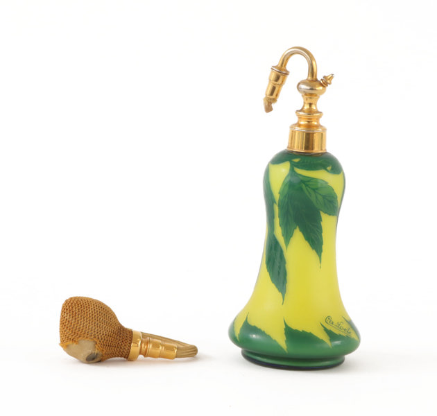 Parfymflakong, C.A.Loetz, Österrike, 1900-talets första hälft