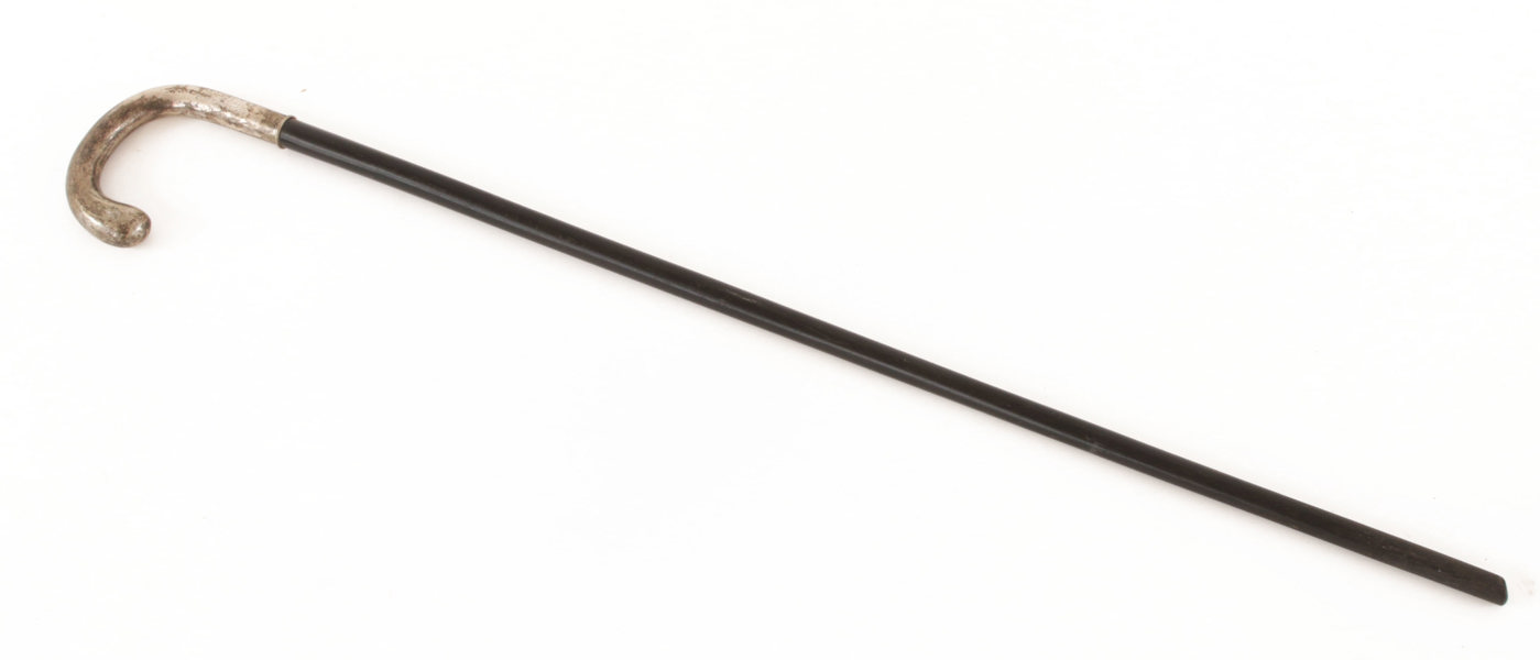 Spatserkäpp med handtag i silver, 1900-talets första hälft