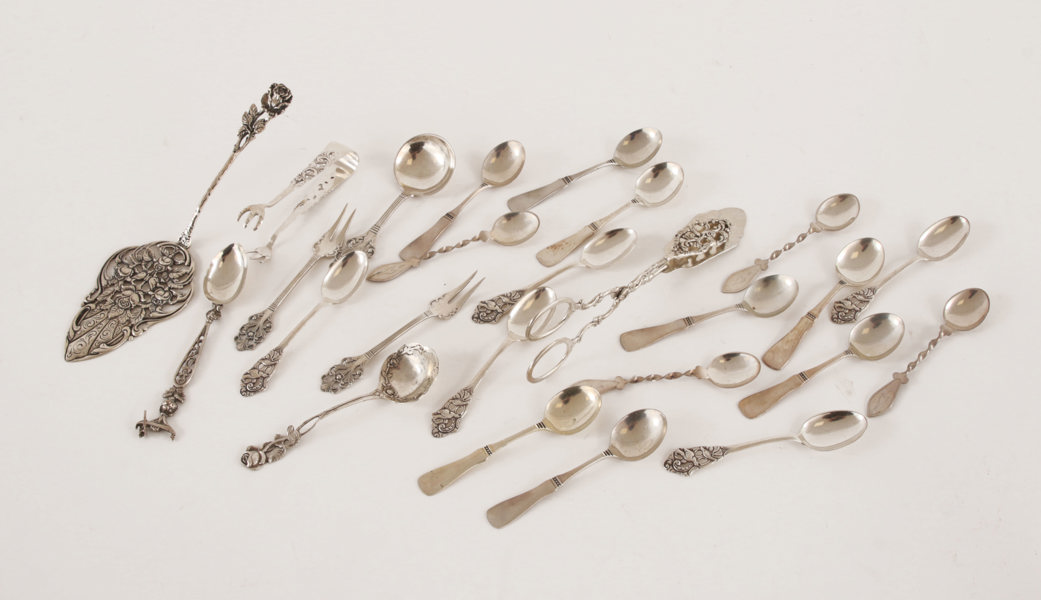 Parti silverföremål