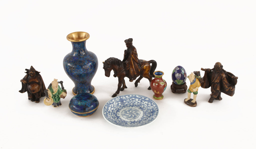 Orientaliska föremål 10st, 1900-tal