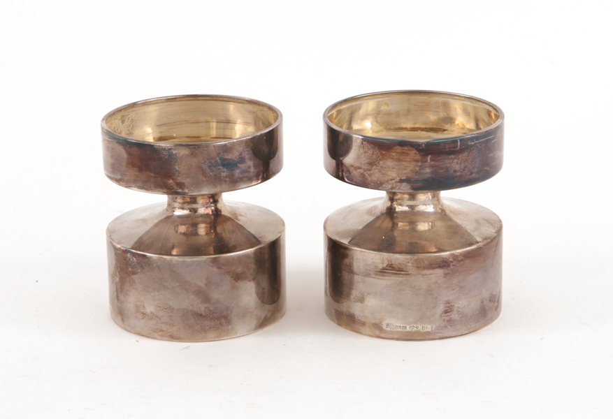 Ljusstakar ett par, silver, MGAB, 1967