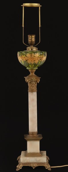 Bordslampa, omkring år 1900