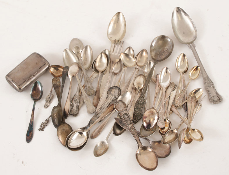 Parti silverföremål