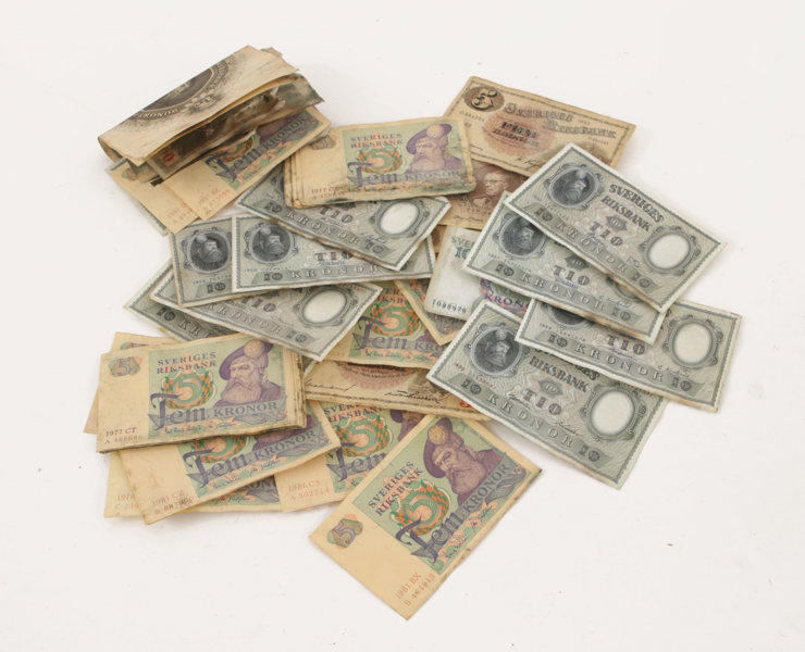 Parti svenska sedlar