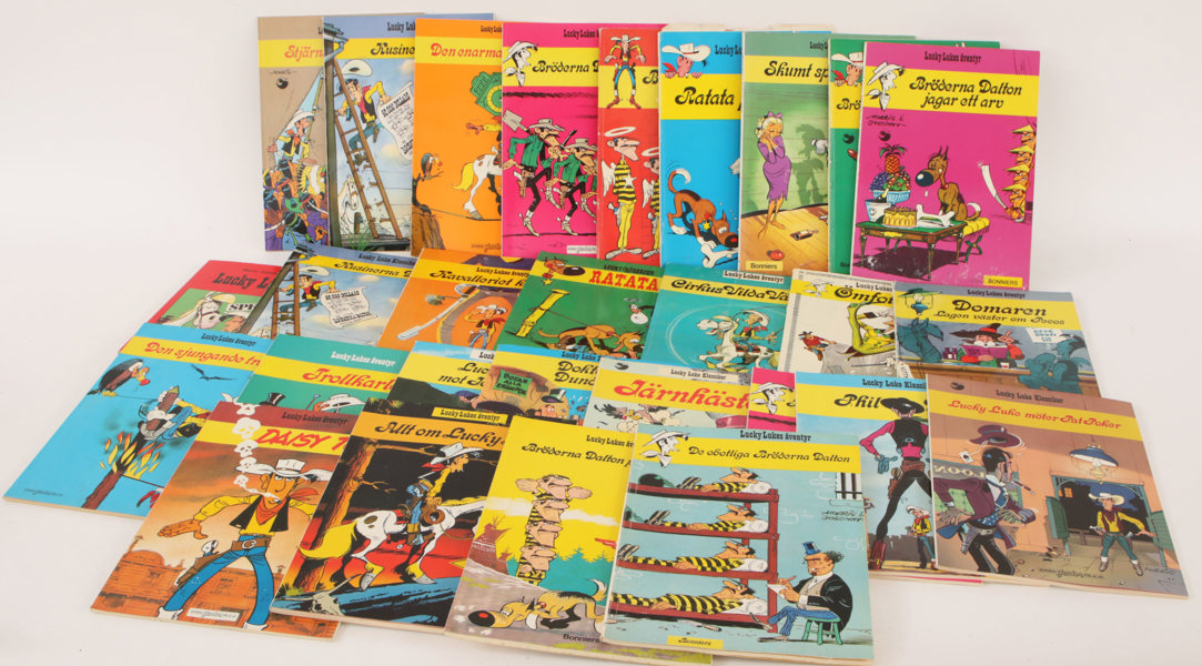 Serieböcker 29st, Lucky Luke