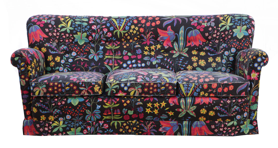 Soffa klädd i "Under Ekvatorn", Josef Frank för firma Svenskt Tenn