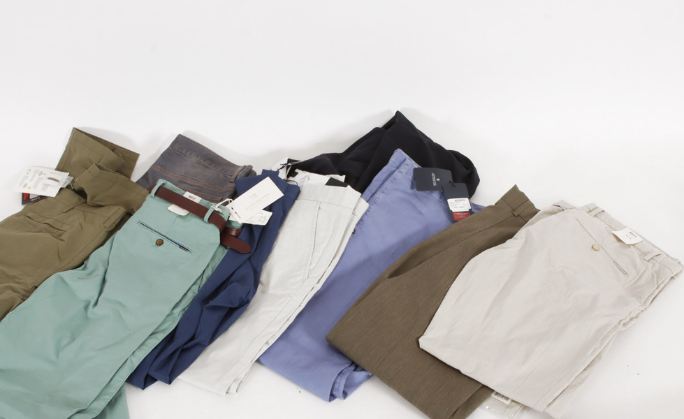 Chinos och jeans 9 delar