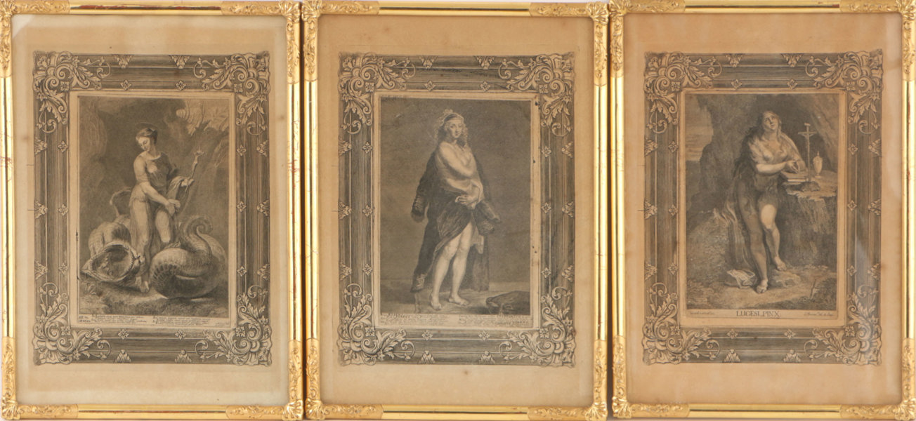 Kopparstick 3st, 17/1800-tal