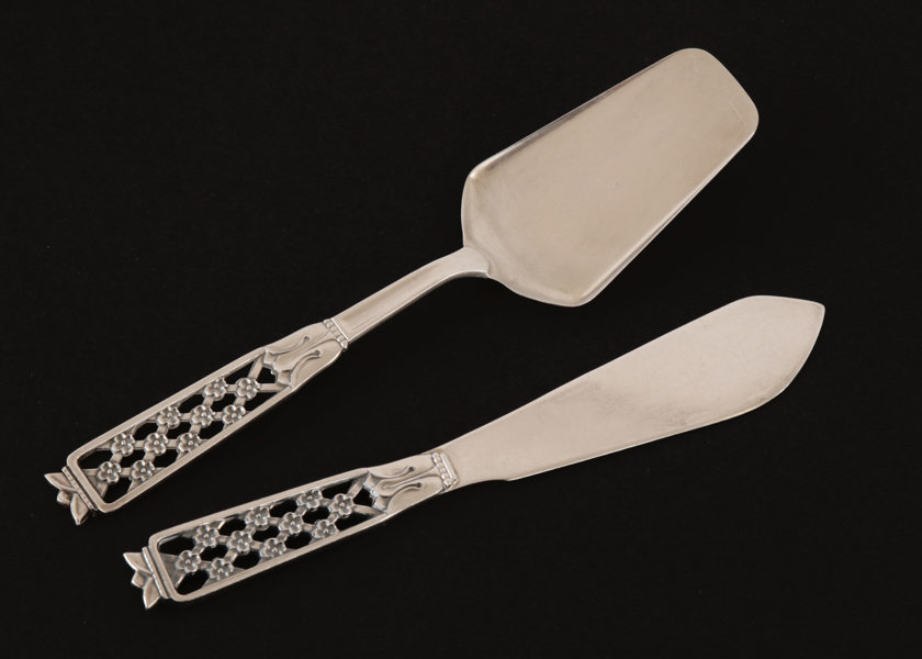 Serveringsbestick 2 delar, silver, "Princess", Ceson