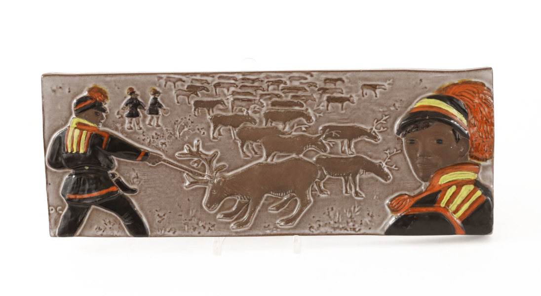 Väggplakett, Dorothy Clough för Ekeby