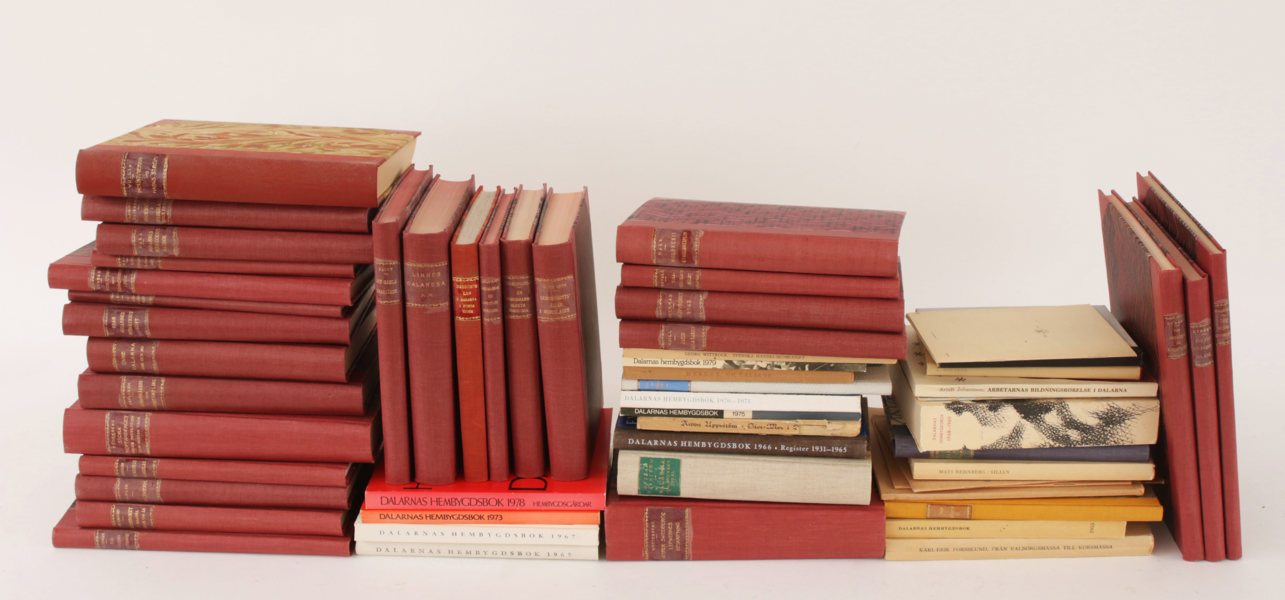 Parti böcker, rörande Dalarna