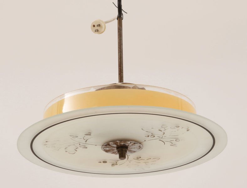 Taklampa, 1930/40-tal