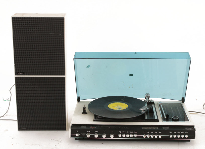 Skivspelare med högtalare, Luxor, Dirigent 2x10AG