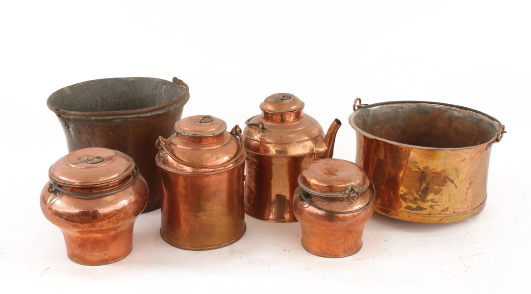 Koppar 6 delar, 18/1900-tal