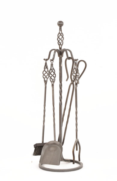 Ställ med brasutensilier, 1900-talets andra hälft