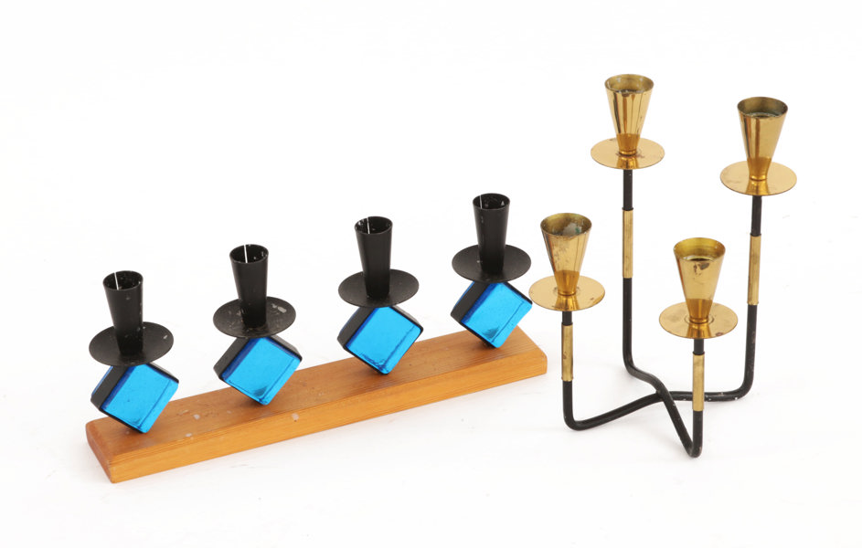 Ljusstakar 2st, 1950/60-tal