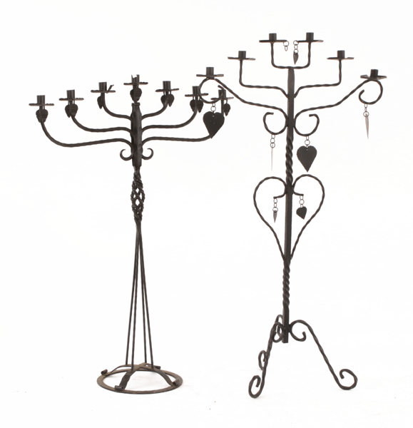 Golvkandelabrar 2st, 1900-talets andra hälft