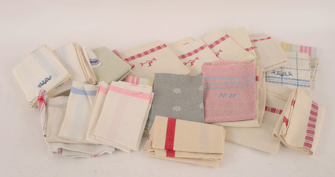 Parti handdukar i linne