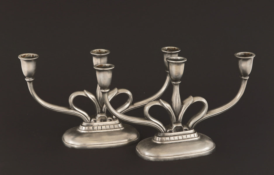 Kandelabrar ett par, GAB Tenn, 1940