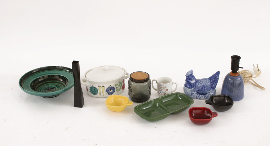 Porslin och keramik 11 delar