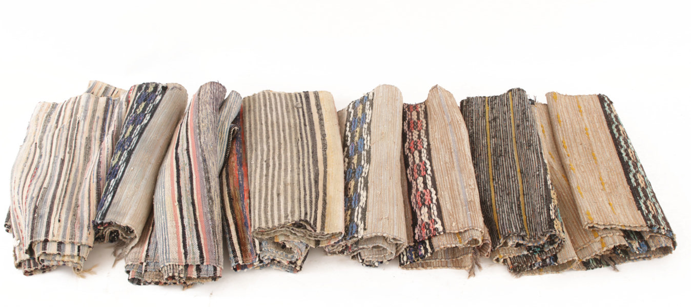 Trasmattor 9st, 1900-talets första hälft