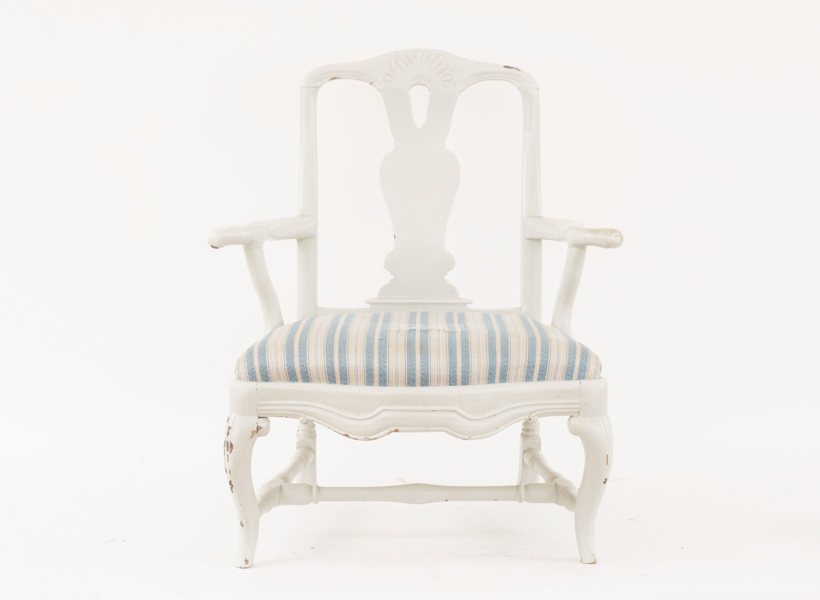 Karmstol, senbarock, 1700-tal