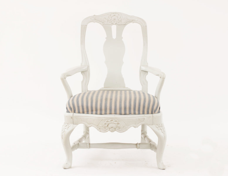 Karmstol, rokoko, 1700-tal