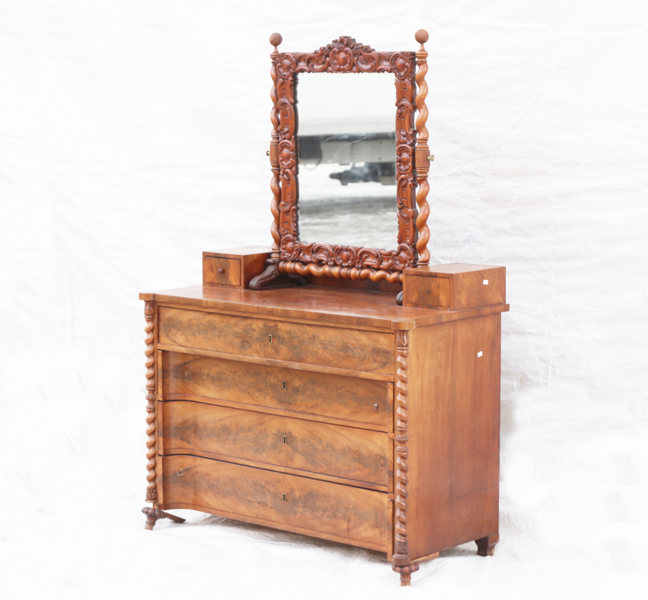 Spegelbyrå, nyrokoko, 1800-talets andra hälft