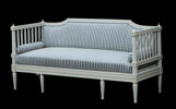 Soffa, gustaviansk stil, omkring år 1900