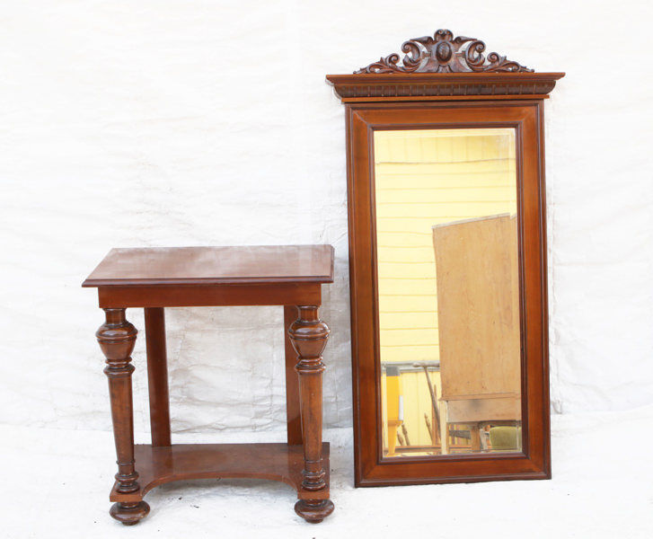 Spegel med konsolbord, 1800-talets slut