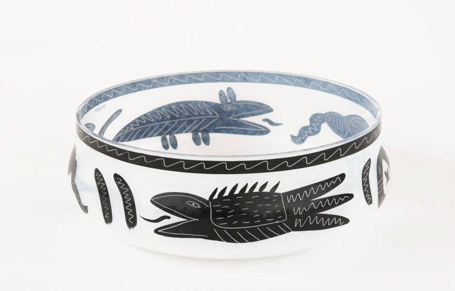 Skål, "Caramba", Ulrica Hydman Vallien för Kosta Boda