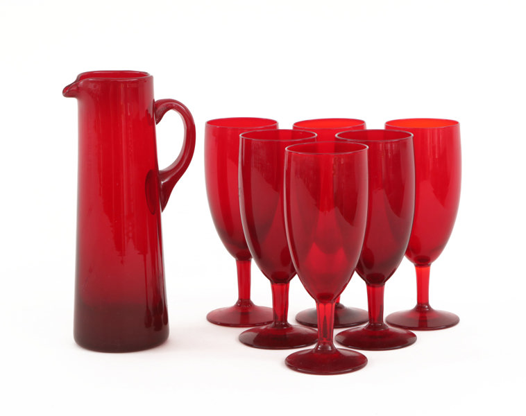 Kanna med 6st glas, Reijmyre