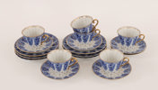 Kaffeservisdelar, Lomonosov, Ryssland