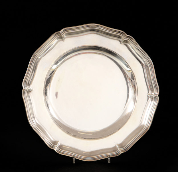 Kuverttallrik, silver, Tyskland, 1900-talets första hälft