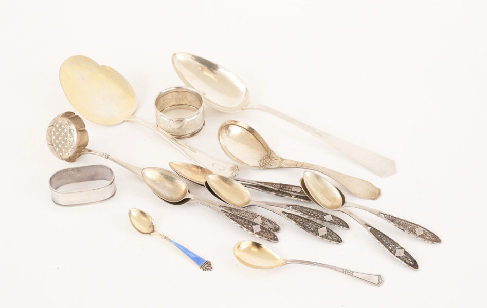 Parti silverföremål