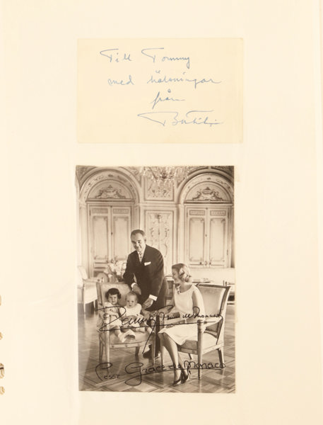 Album med autografer, 1950/60-tal