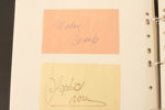 Album med autografer, 1950/60-tal