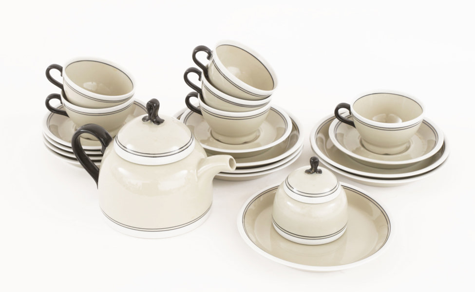 Teservisdelar, "Nocturne", Jackie Lynn för Rörstrand