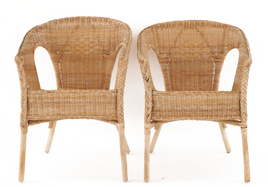 Korgstolar ett par, 1900-talets slut