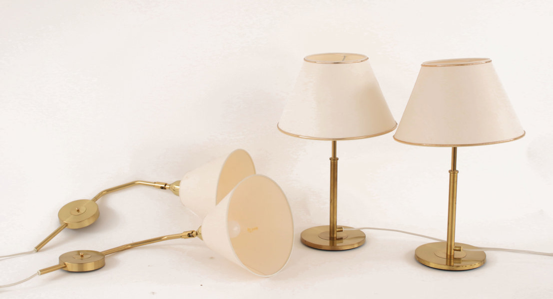 Belysning 4 delar, Konsthantverk Tyringe