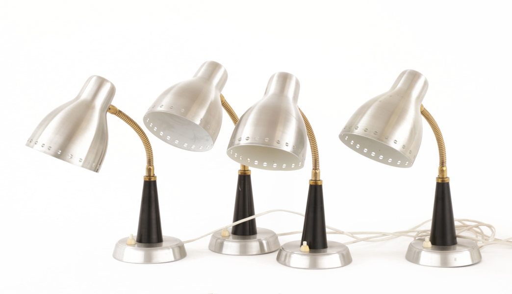 Bordslampor 4st, Gemi, 1900-talets andra hälft