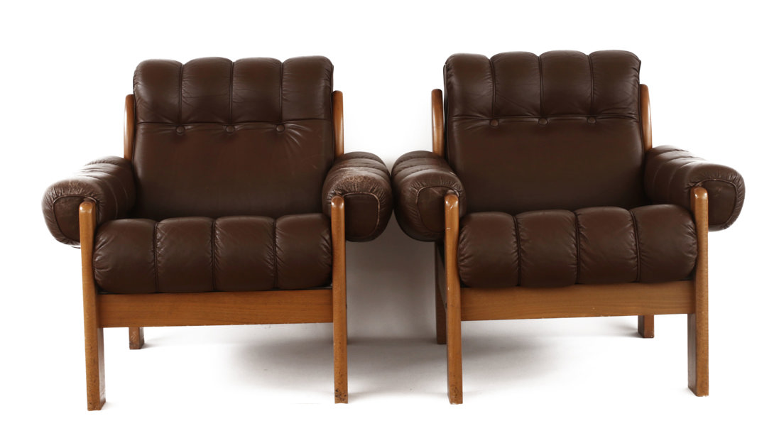 Fåtöljer ett par, 1900-talets andra hälft