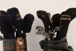 Golfbags med klubbor 2st