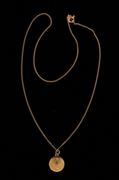 Halsband med hänge, 18k