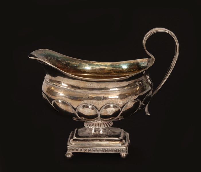 Gräddkanna, silver, Finland, 1800-tal