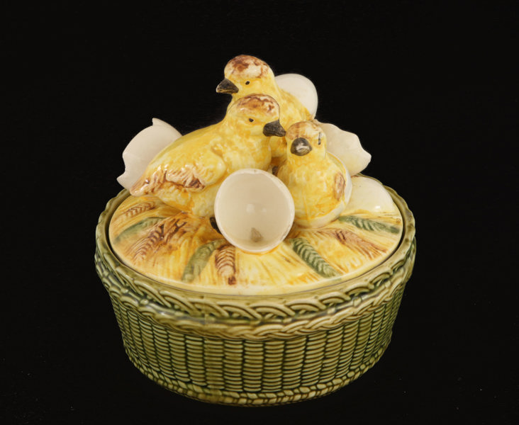 Äggterrin med lock, Tjeckoslovakien, 1900-talets första hälft