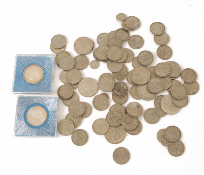 Parti svenska silvermynt