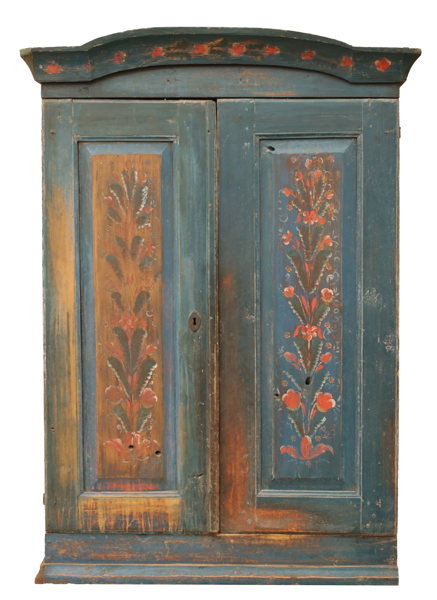 Väggskåp, allmoge, 1800-tal