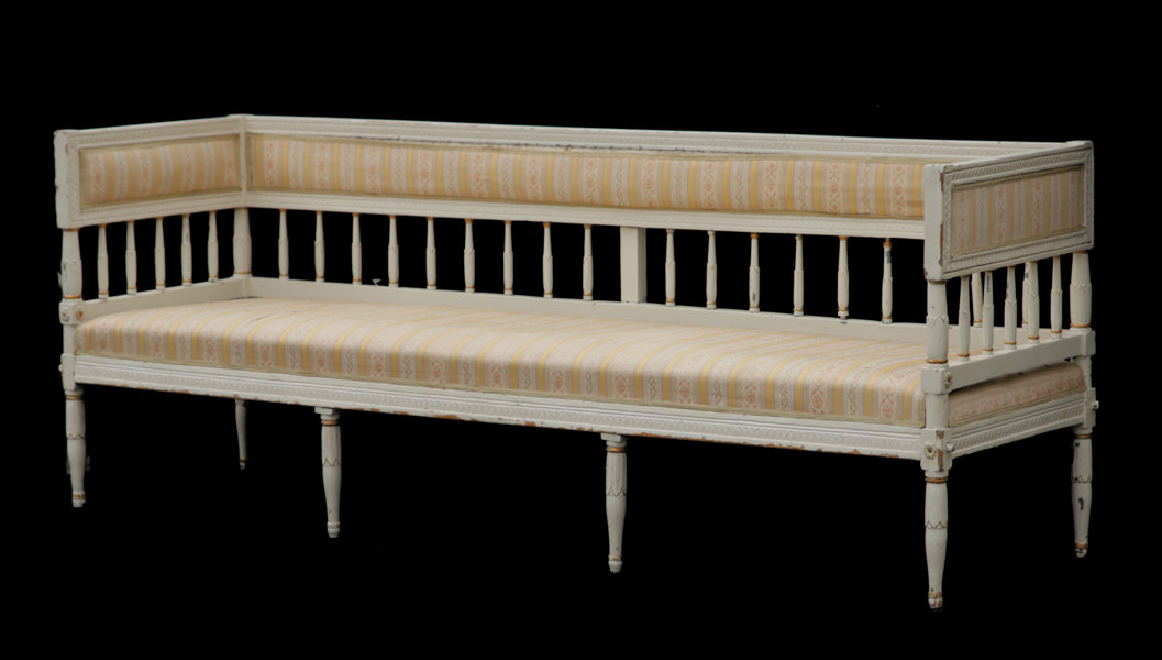 Soffa, gustavianskt provinsarbete, 1800-talets första del