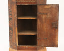 Vägghörnskåp, allmoge, Dalarna, daterat 1781
